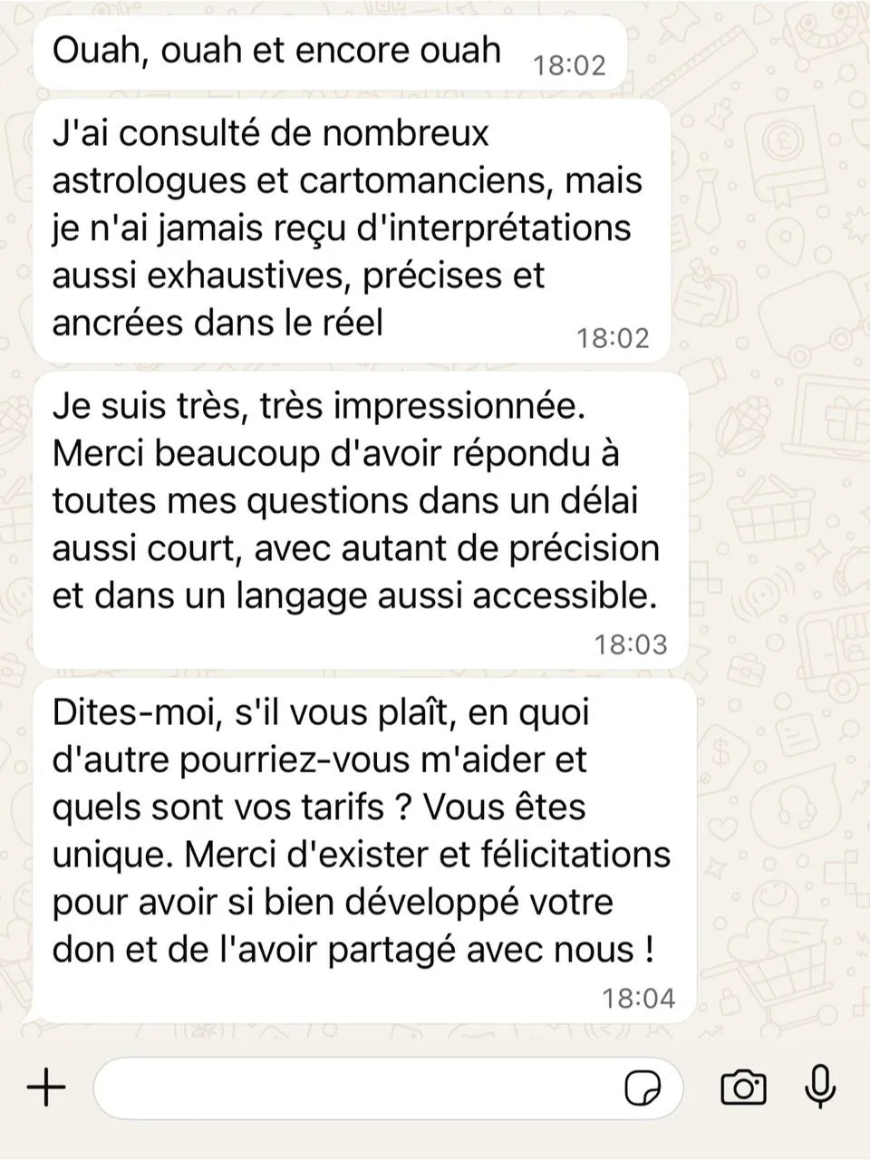 Avis d’une cliente sur la précision des interprétations astrologiques
